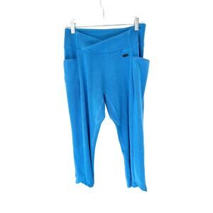 Gymshark Blue Workout‎ Athleisure Slimming Malibu Poise Cropped Capri Leggings